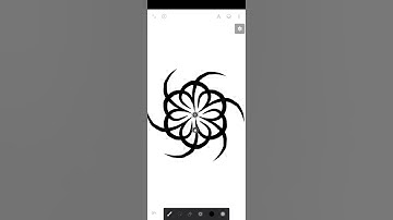 flower drawing | digital illustration | mobile art | android | easy tutorial | infinite design