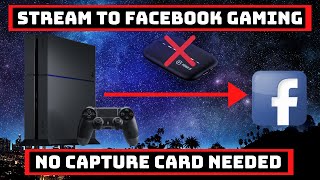 Stream to Facebook Gaming Without a Capture Card (No Elgato Needed)