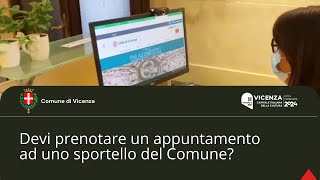 Comune di Vicenza | Servizi comunali, come si prenota un appuntamento