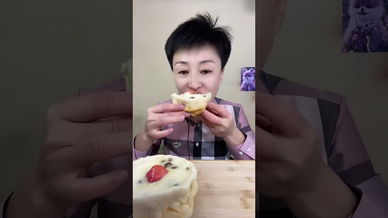 Asmr custard bread creamy