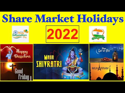 Share Market Holiday List 2022 | NSE BSE Holiday List 2022 | Financial Techie