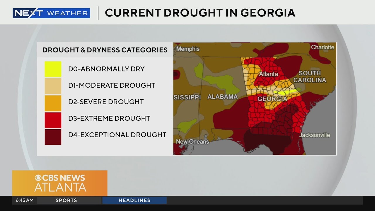 9.6 million Georgians under extreme drought conditions - YouTube