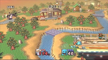 "im dying squirtle" a Project M combo video