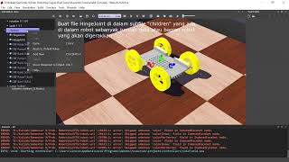 Tutorial Import Desain 3D Robot Wall Followers dari Solidworks ke Software Webots