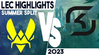 VIT vs SK Highlights  | LEC Summer 2023 Week 1 Day 2 | Team Vitality vs SK Gaming