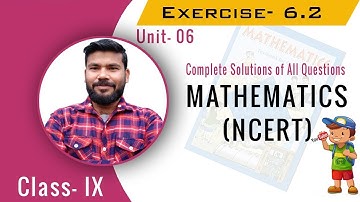 Class 9th | NCERT Maths Solutions | Lines And Angles | Exercise 6.2