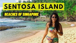 Singapore Beach Guide | Beach Hopping at Sentosa | Solo Indian Girl in Singapore DAILY VLOG7