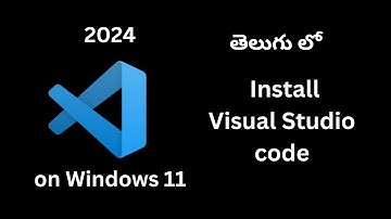 How to install visual studio code on windows 11 (2024) in Telugu | Step-by-step process