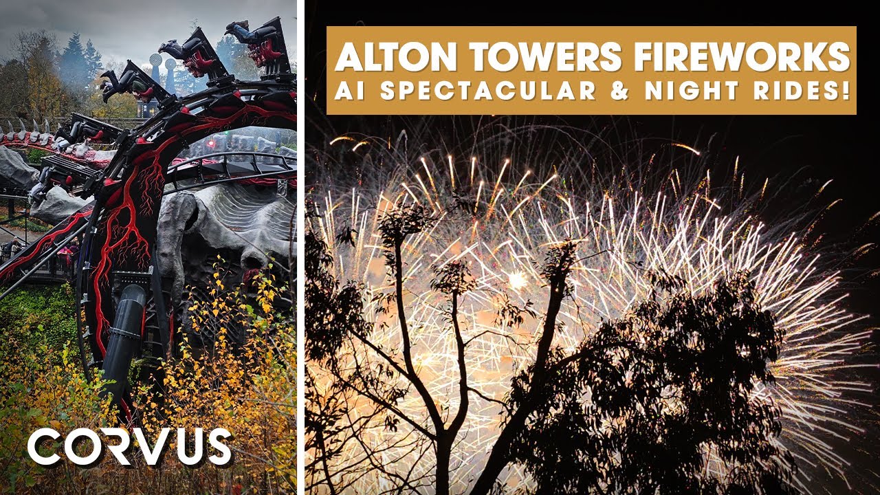 FIREWORK SHOW! - Alton Towers Vlog November 2025