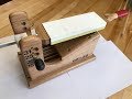 Guided knife sharpener  "MY FRIEND IMPROVED IT!!!"