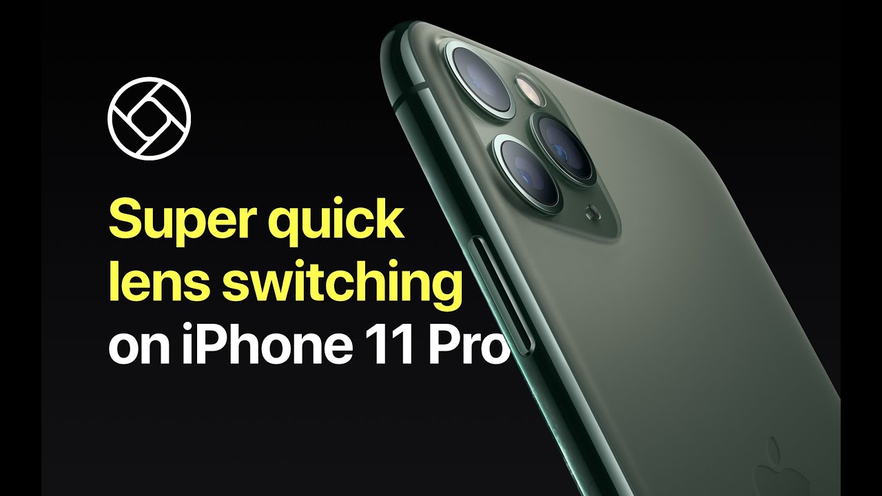 Super Quick Lens Switching on iPhone 11 Pro! YouTube