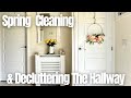 Spring clean and declutter the hallway