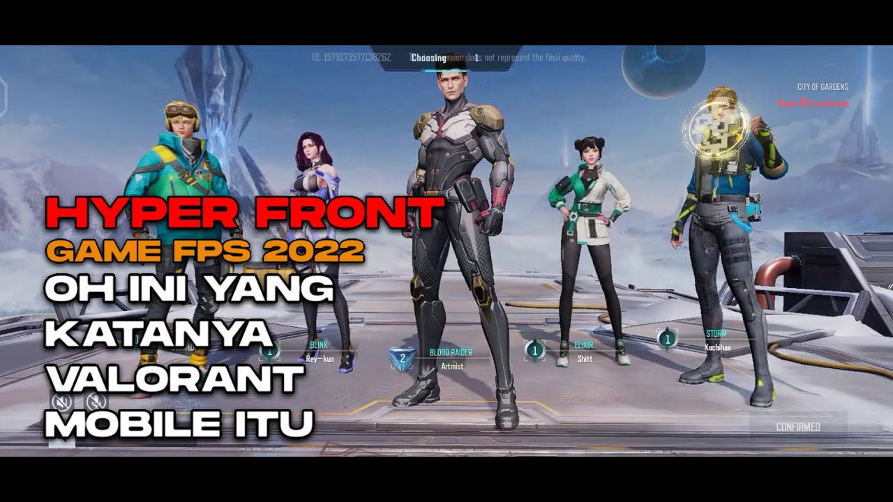 HYPER FRONT [ FPS GAME ANDROID 2022 ] Mirip VALORANT MOBILE - REVIEW INDO