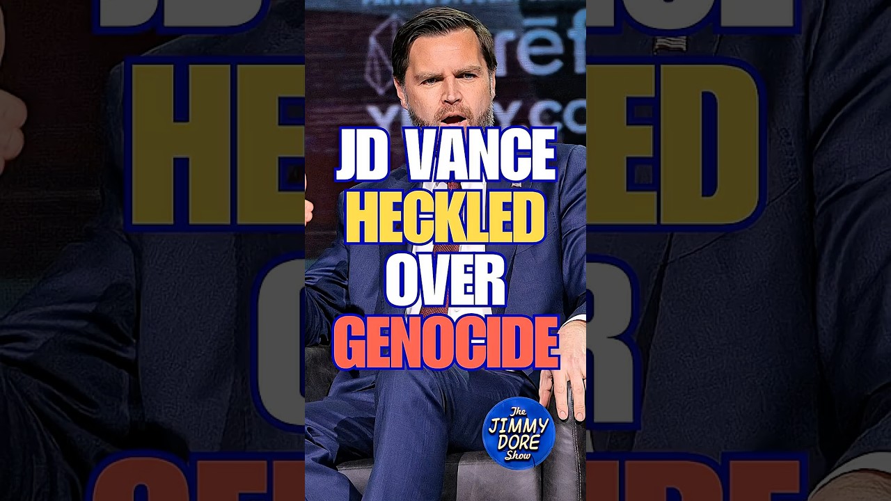 JD Vance HECKLED Over Genocide!