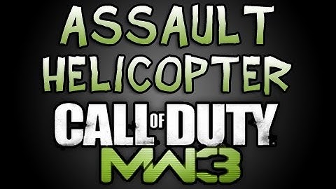 Modern Warfare 3 - Attack Chopper - Assault Strike Package