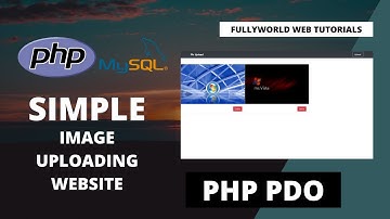 Simple Image Uploading Website Using PDO PHP | PHP Tutorials