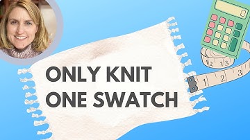 Use Math to get Gauge Instead of Knitting A Second Swatch