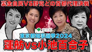 東京都知事選「小池百合子VS蓮舫」は「自民・公明VS野党」首都で始まる代理戦争小池百合子落選の可能性。石丸伸二氏はどう絡むのか元朝日新聞・記者佐藤章さんと一月万冊