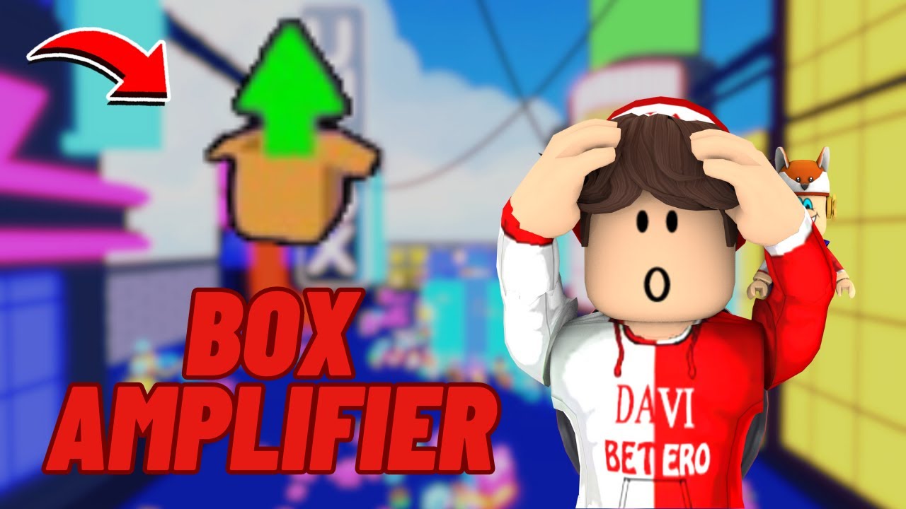 CONSEGUI O PERK BOX AMPLIFIER NO UNBOXING! Roblox YouTube