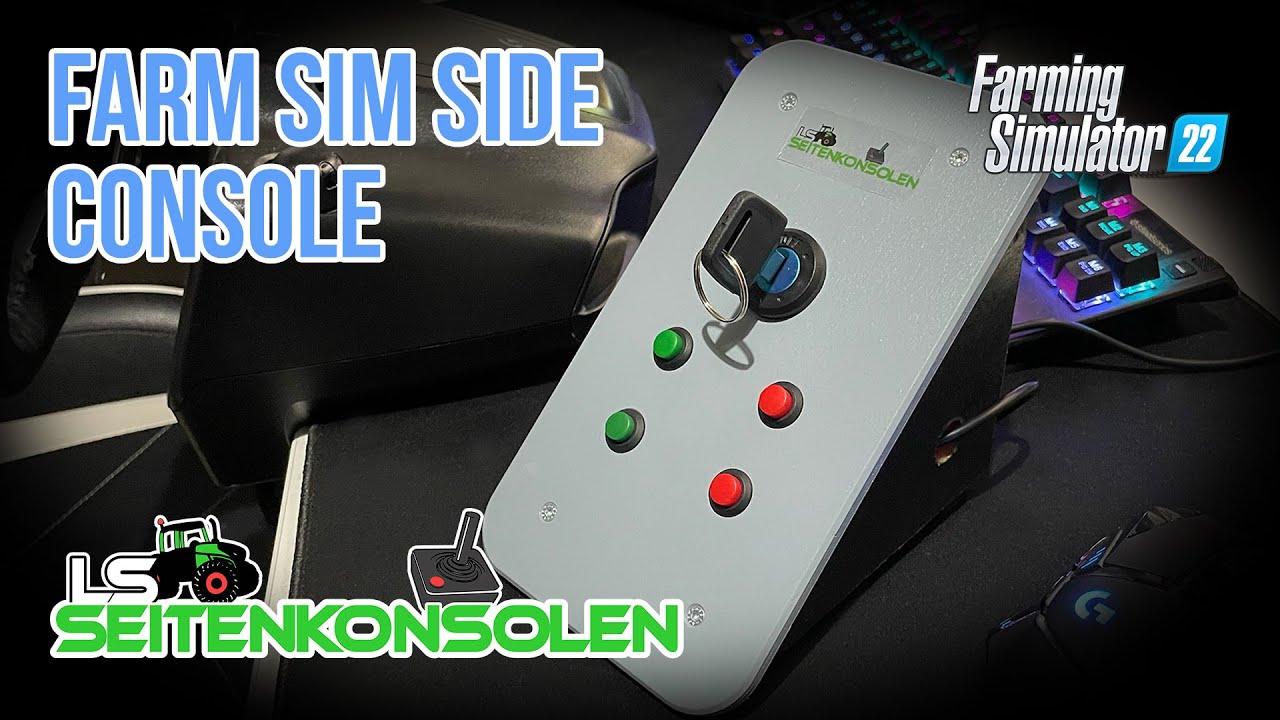 First Look at the Farming Simulator Side Console from LS SeitenKonsole 