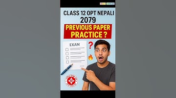 NEB Class 12 Opt Nepali Model Question Paper 2079 🔥 | Previous Paper Only Practice gara❓🤔#exam