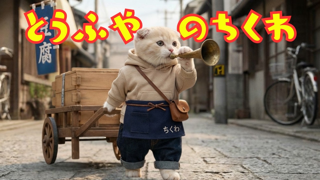 【世界一笑う猫ちくわ】大豆から手作り体験だよー！豆腐屋さんのちくわ｜Chikuwa’s Tofu Shop 🥢