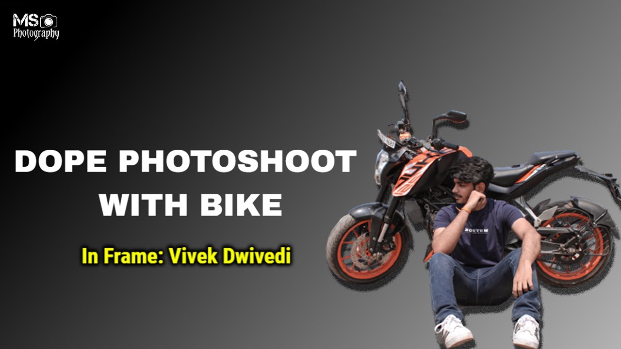 Dope photoshoot with KTM Duke || KTM Bike photoshoot pose || MS Photography ||