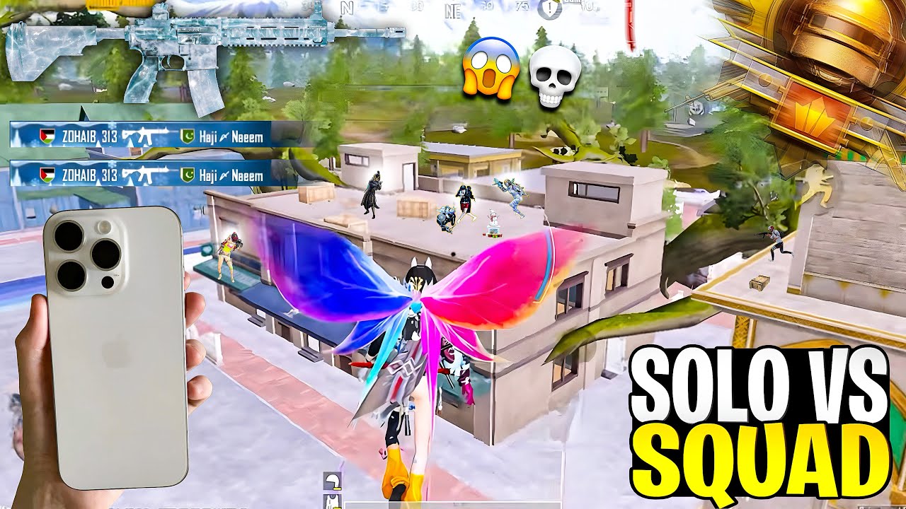 iPhone 14 Pro Max 💀 PUBG 120FPS RUSH Gameplay 