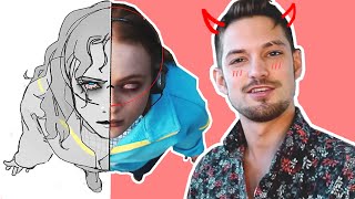 how to draw horror for beginners! 😱STRANGER THINGS taught me dis😱