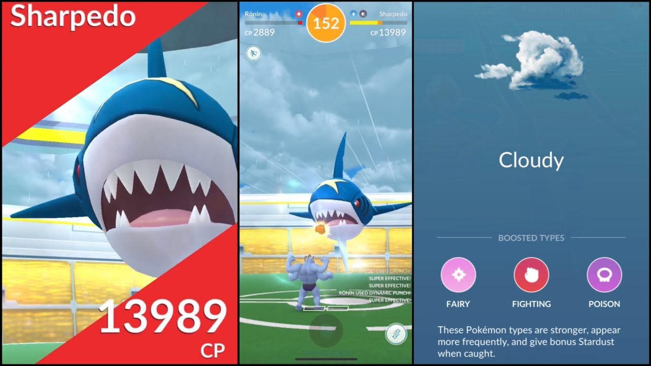 Sharpedo Baby Pokémon GO - Sharpedo Solo “Baby Shark Edition” - YouTube