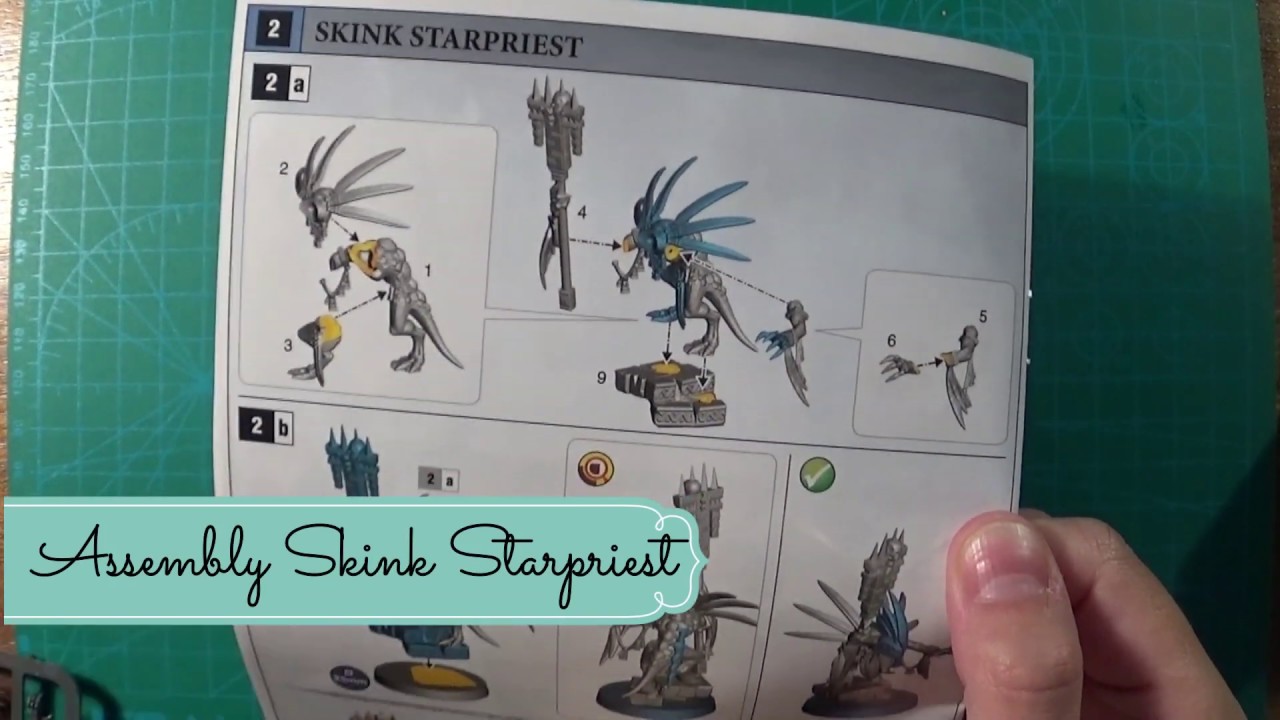 Warhammer: Assembly Skink Starpriest