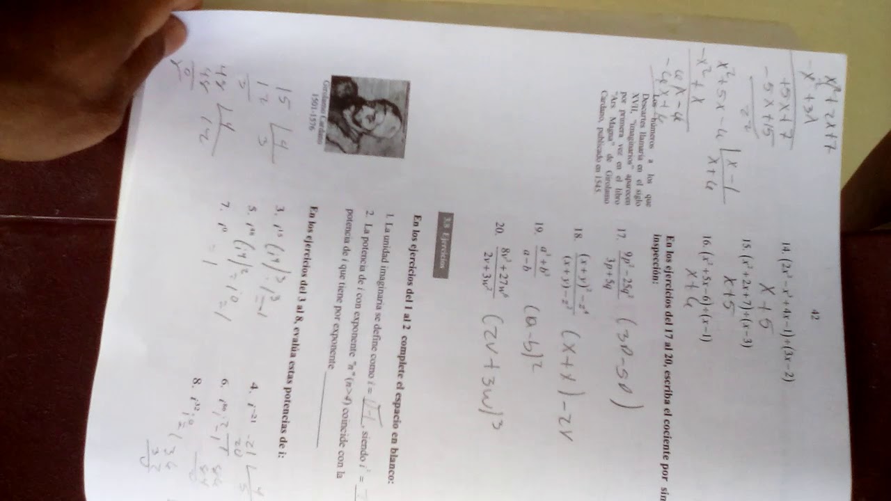 Matematica 014 Manual de matemática 014 lleno. - YouTube