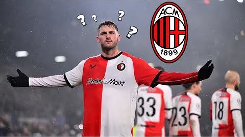 SANTIAGO GIMENEZ IS INSANE🤯- Santiago Gimenez highlights Feyenoord Rotterdam - AC Milan?