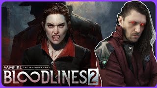 картинка: Обзорный стрим 😈 Vampire: The Masquerade — Bloodlines 2