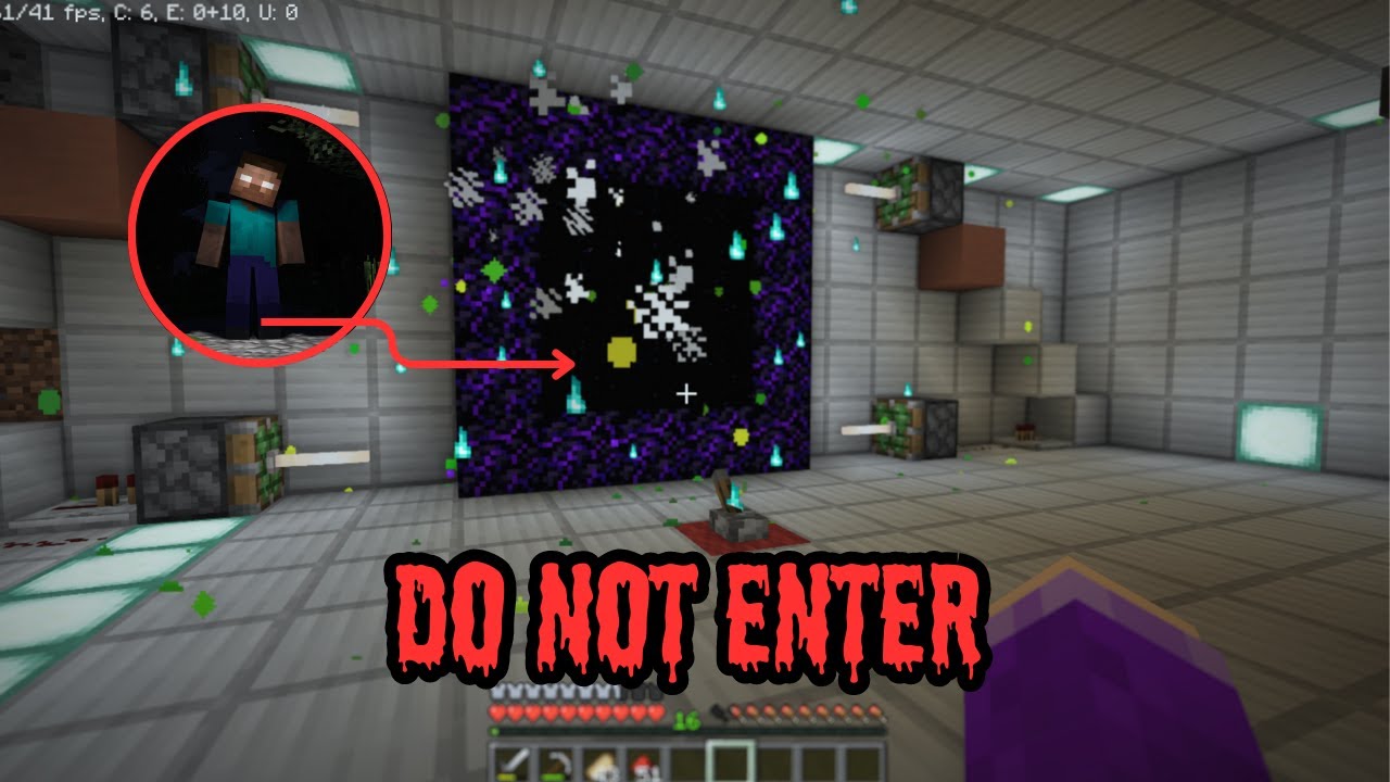 DO NOT Build this portal to Herobrine dimension in your minecraft world (Gone wrong)|| Season 1 Ep 7