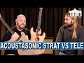 Fender Acoustasonic Stratocaster vs Acoustasonic Telecaster, the best comparison on the internet!