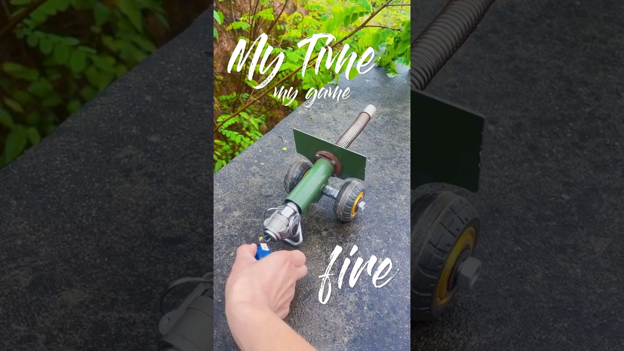 I love shooting firecrackers from my DIY mini cannon 