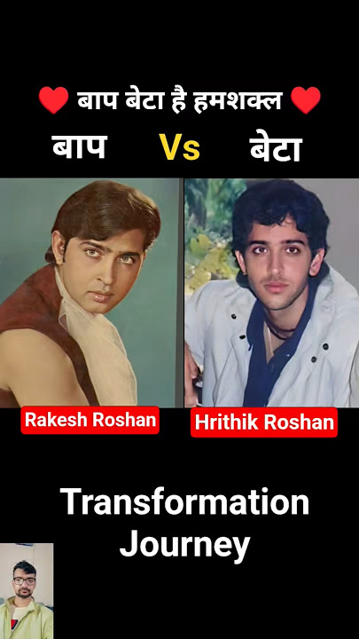 Hrithik Roshan Vs Rakesh Roshan 💯✅ age transformation journey//#hrithikroshan#rakeshroshan