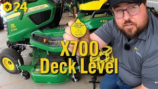 How to Level Deck on X700 Series Mower by 247Parts 5,678 views 9 months ago 5 minutes, 29 seconds