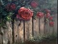 Paint with Kevin - Roses over the Fence