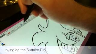Inking on the Surface Pro