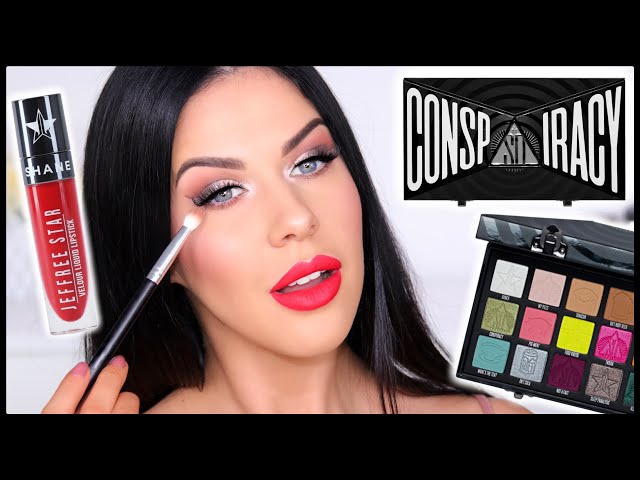 Neutral Glam Makeup Tutorial using the Shane Dawson x Jeffree Star Conspiracy Palette!!