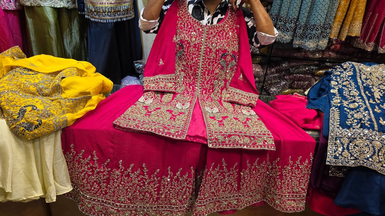 Великолепные пакистанские, индийские, персидские нарядные платья Сарара Гарара для Ид/свадьбы/пом...