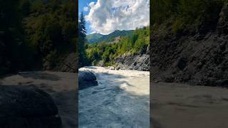 Дары природы Горная река River in Mountains  trending travel nature shorts