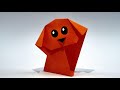 Origami DOG easy DIY paper crafts