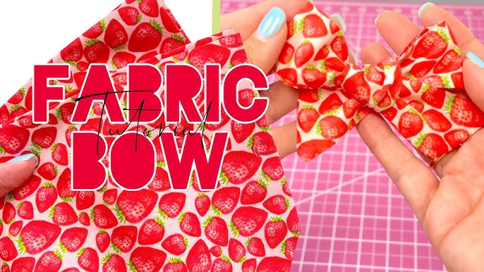 Craftaholics Anonymous®  How to Make Fabric Bows Tutorial