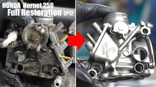 Honda Hornet 250 Motorcycle Full Restoration 12 | Restoration of old carburetors, etc.