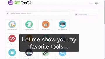 25+ SEO TOOL KIT Walkthrough | SEO TOOLS