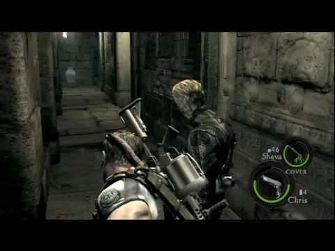 Resident Evil 5 HD Chapter 5-3 Two on Two on Monarch Room & Two on One P43