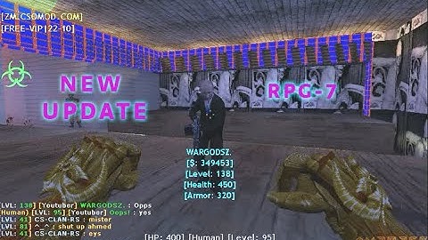 [CSO MOD]+[BossAlien]-ZM.​CSOMOD.COM​ © [since 2020]/New Update + RPG-7/|Gameplay#8